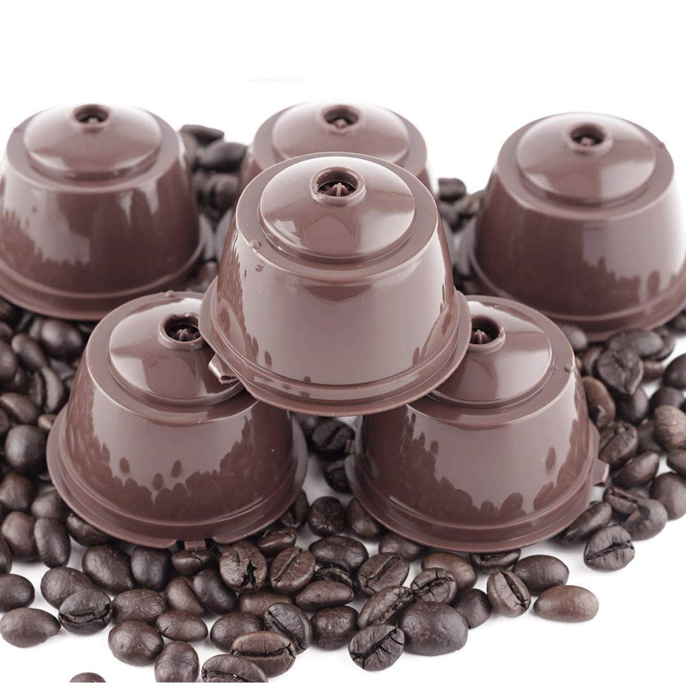 SET 5x Capsule cafea reincarcabile, Compatibile cu orice aparat cu capsule