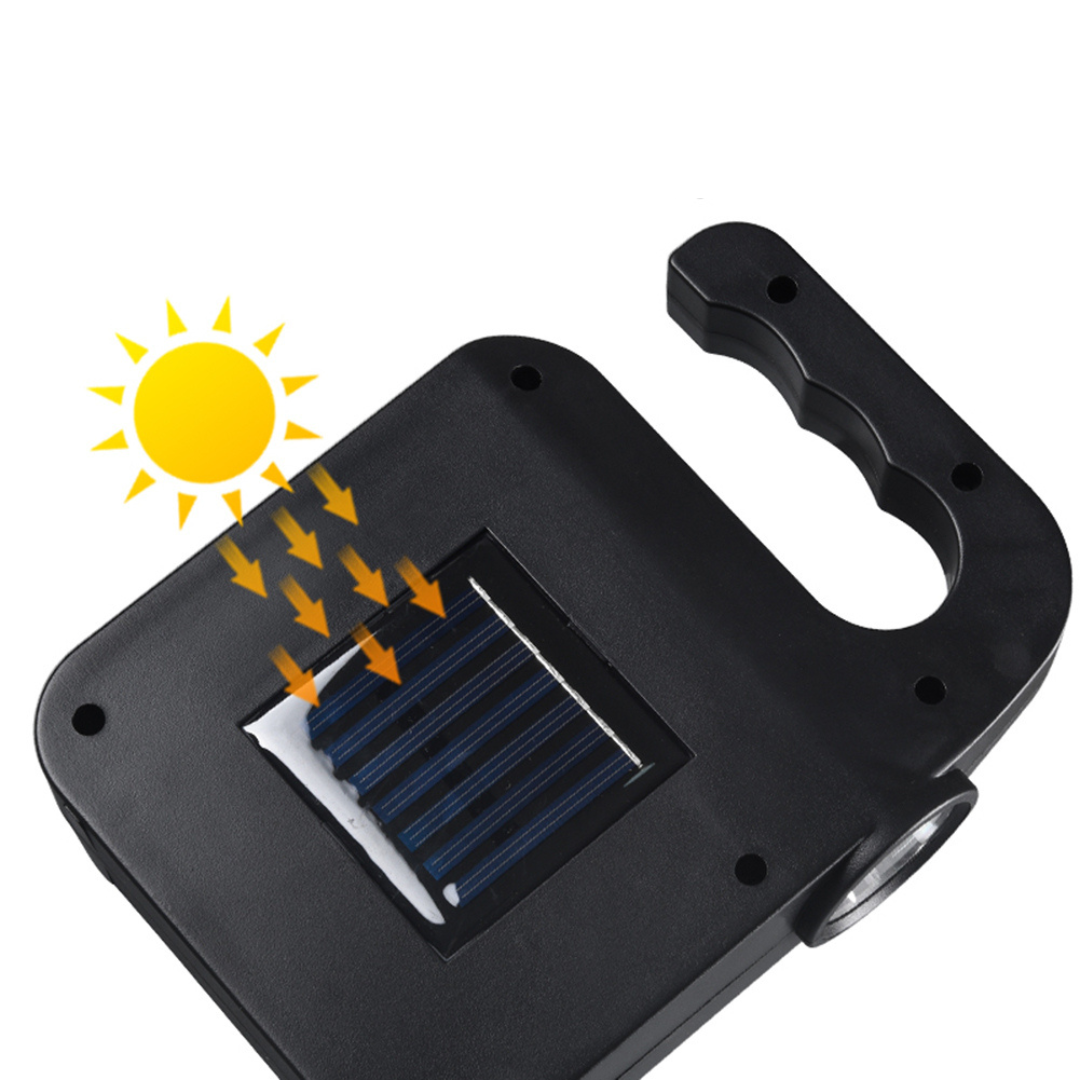 Lanterna solara COB LED, portabila pentru camping