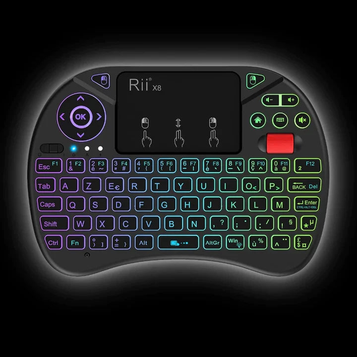 Tastatura mini wireless 3 in 1 compatibila Smart TV - Oricare.ro
